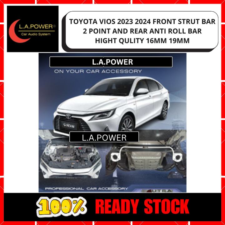 TOYOTA VIOS 2023 2024 FRONT STRUT BAR 2 POINT AND REAR ANTI ROLL BAR