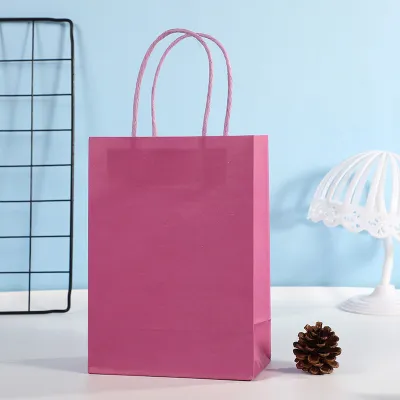 [SG] Big High Quality Thick Paper Bag Birthday goodie bag Kraft Paperbag birthday party childrens day present