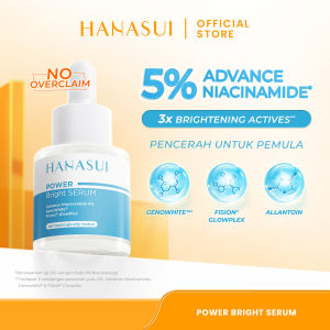 Hanasui Power Bright Serum - 5% Advance Niacinamide Mencerahkan Kurangi Bintik Hitam Bekas Jerawat Ratakan Warna Kulit