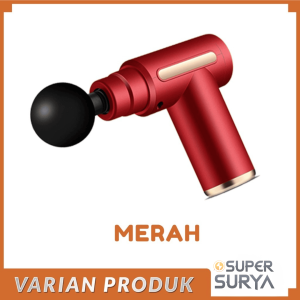 Massage Gun 30W 1800mAh Alat Pijat Elektrik Refleksi Rechargeable 4in1