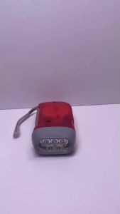 Portable Hand Pressing LED Night Flashlight Self-Powered Dynamo Crank Power Wind Up Manual Power Generation For Camping Riding