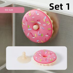 Combo 3 Miếng rửa chén bọt biển rửa chén hình hoạt họa đáng yêu rửa bát cute Miếng rửa chén dĩa 2 mặt hình tròn SHOPE