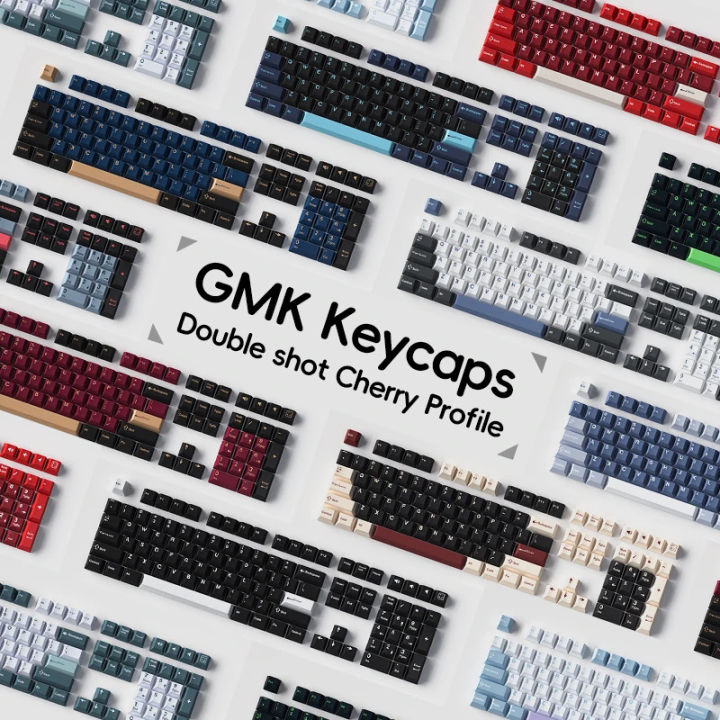 GMK Keycap PBT Keycaps Double Shot Cherry Profile for Mechanical ...