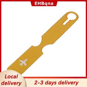 [COD]  HOT SALE Ship within 24 hours Simple Travel Luggage Bag Tags Holder Plastic Suitcase Name Address ID Label