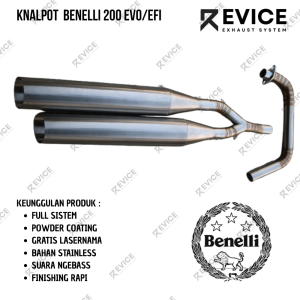 knalpot benelli motobi 200 evo - knalpot benelli 200 efi custom harley davidson
