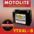 Superlite By Motolite Maintenance-Free Motorcycle Battery MF4L-B. 