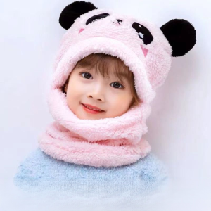 Earmuffs Face Covering Headdress Keep Warm Fashion Winter Fits the Head Unique Panda Shape Cute