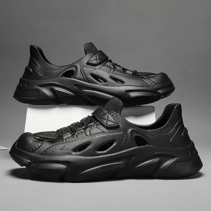Rubber%20Shoes%20For%20Men%20Summer%20Outerwear%20Lace-up%20Hole%20Shoes%20Anti-Slip%20Breathable%20Rubber%20Clogs%20-%20Image%207
