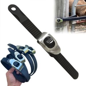 SKJK Multipurpose Ultimate Grip Lock Strap Adjustable Heavy-Duty Locking Strap Super-Strong Metal Ratchet Buckle For Secure Anything