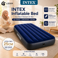 LODER INTEX 5 Sizes/ 25cm Extra Thick Dura Beam Standard Inflatable Air Bed Air Mattress Tilam Angin. 