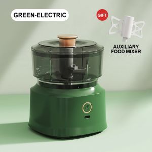 Food Processor Baby Electric Mixer Mini Blender Garlic Chopper Blender Mini Meat Grinder Vegetable Slicer 攪拌机輔食機