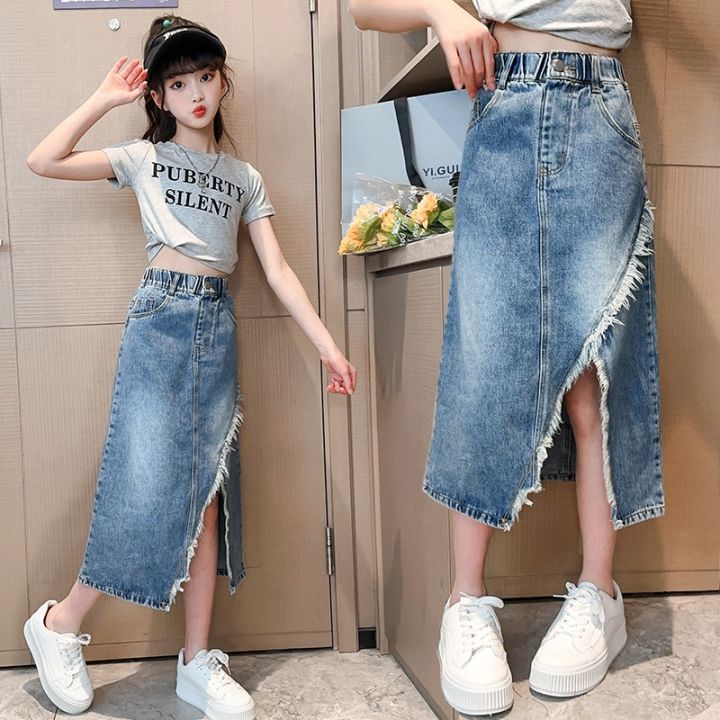 Girls Denim Skirts Suppliers 22201601 - Wholesale Manufacturers and  Exporters-sgquangbinhtourist.com.vn