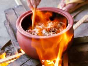 Niêu đất nấu cháo Bát Tràng NodaCook dung tích 3 lít đất nung