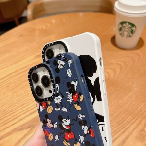 CASETIFY X Disney Mickey Case for iPhone 13 12 11 Pro Max Xs XR X Liquid Silicone Protective Case Fashion Cover With Original Packaging Shockproof Back Cover