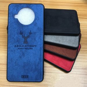 Ốp lưng Samsung Galaxy Note 10 Plus chống sốc vải đầu hươu cao cấp