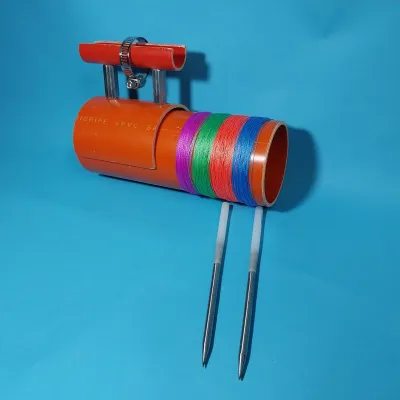 BOLA TIKSET ORANGE PVC W/ TIKSAY SET FOR FISHING AIRGUN SET
