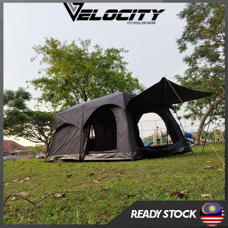 Black hotsell camping tent