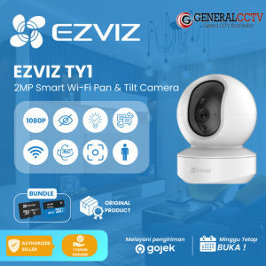 IP CAMERA Wi-Fi EZVIZ TY1 2MP 1080P Smart Tracking Two Way Talk ORIGINAL