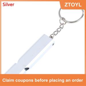 【ZTOYL】 Hợp kim nhôm khẩn cấp Survival còi cắm trại ngoài trời Đi Bộ Đường Dài công cụ W Keychain