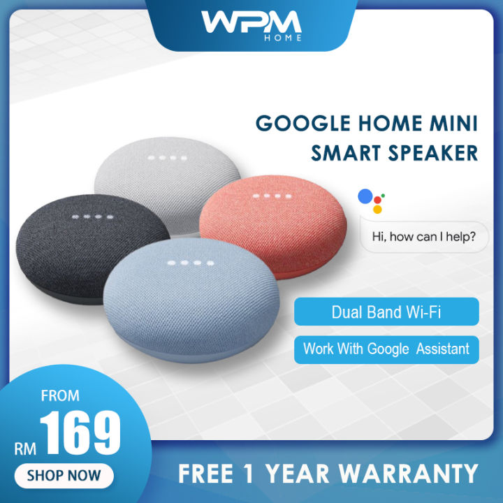 Google Home Mini Smart Speaker With Home Assistant Lazada