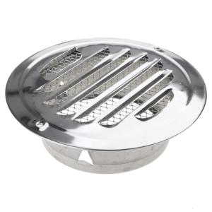 Nâng Cấp Thép Vent Bao Gồm 100Mm Lưới Thông Gió nắp lỗ thông Kim Loại Đơn Giản Cài đặt Cho Nhà Bếp Phòng Tắm Nhà Để Xe Không Khí