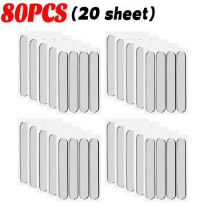 200Pcs Silicone Cabinet Door Bumpers Strips Transparent Self-Adhesive Buffer Pads Drawer Door Stop Bumper Pads Furniture Pad