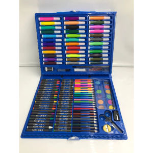 208pcs/150pcs Kids Art Set Drawing Marker Painting Color Pen Crayon Pastel Set