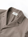 [JBB*] BROWN GUNCLUB CHECKED COTTON UNCONSTRUCTED JACKET  เจบีบี แจ็คเก็ตลำลองผู้ชาย เสื้อคลุม ผ้าคอตตอน. 