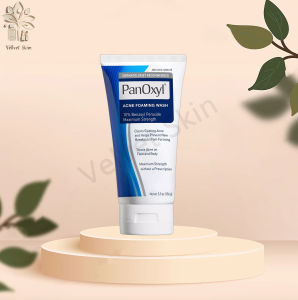 PanOxyl Acne Foaming Wash Benzoyl Peroxide 10% Maximum Strength 5.5 oz (156 g)【Velvet skin】