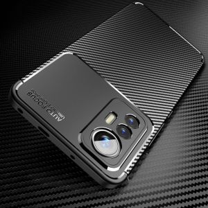 ALLINONE Shock Proof Aramid Carbon Fibre Rugged Back Cover Case Compatible with XIAOMI 12 LITE 5G / MI 12 LITE 5G