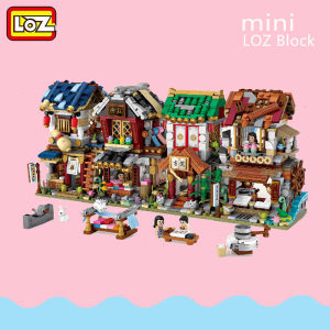 LOZ MINI 1732 French Fries Fast Food Chain Restaurant Cafe Playground Expandable Block 463pcs