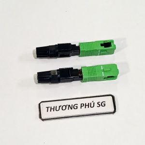 Đầu quang mạng SC / APC Xanh lá (Fast Connector Optical Fiber - Rệp quang APC) / Bán 2 Rệp