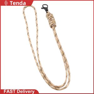 Durable Nylon Camping Rope with Phone Holder Lanyard Multi-Function Hanging Cord for Outdoor Activities in Multiple Colors