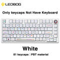 LEOBOG 81Keys Keycaps for Mechanical Keyboard PBT Color Keycap 8 colors to choose. 
