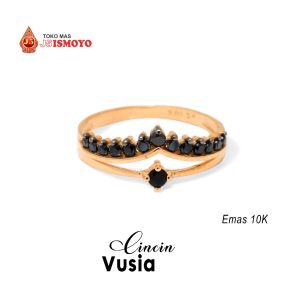 Cincin Emas 10 Karat Vusia J5 Ismoyo