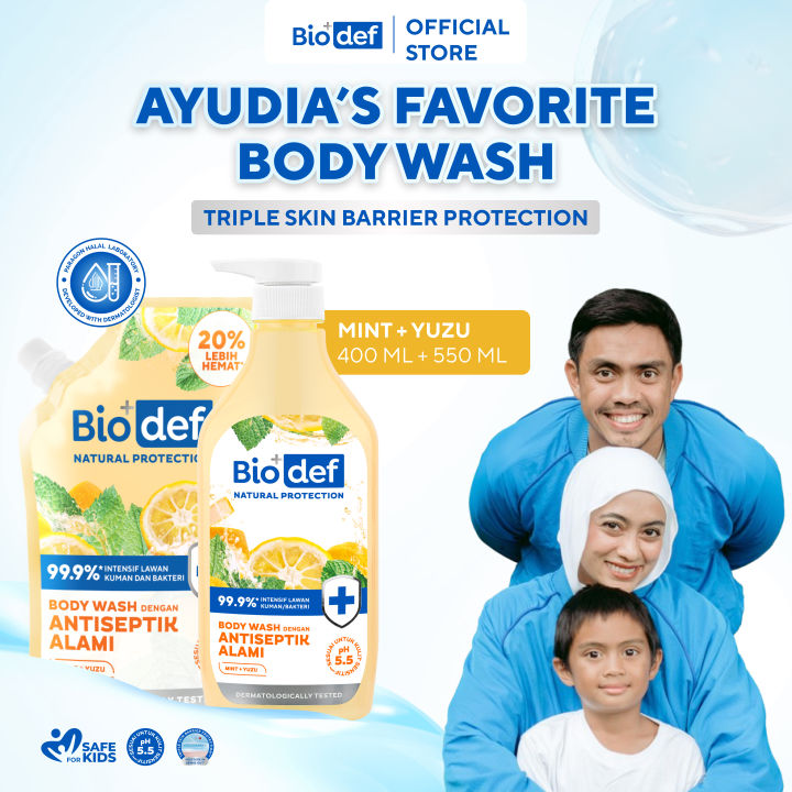 %5BAyudia's%20Favorite%5D%20Biodef%20Sabun%20Mandi%20Jaga%20Skin%20Barrier%20Whitening%20Paket%20Pump%20550ml%20dan%20Refill%20Pouch%20400ml%20Sabun%20Mandi%20Cair%20Untuk%20Meredakan%20Jerawat%20Punggung,%20Back%20Acne,%20Minyak%20Pada%20Kulit,%20Sensitif,%20dan%20Kulit%20Kering%20-%20Image%202