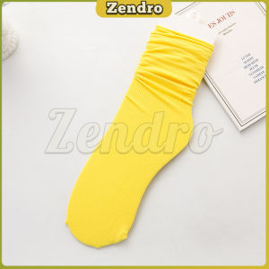 ZEO Womens Socks Pure Color Breathable Feet Calf Socks Fashion Medium Tube Socks