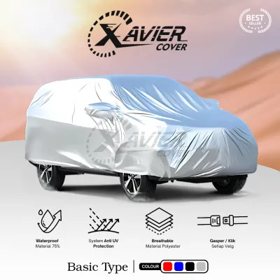 FOIZ Body Cover Mobil Honda Brio / New Brio Sarung Penutup Mobil Hitam List 1 Satu Taffeta Foiz Waterproof Outdoor / Indoor