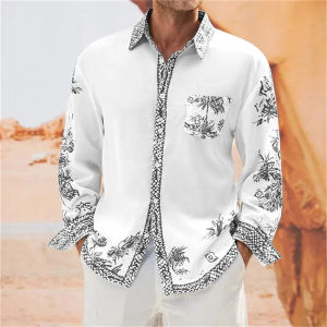 Luxury Fashion 2026 Mens Shirt Comfortable Bamboo Fiber Cotton Mens Pocket Button Shirt Long Sleeve S-6XL 10 Colors HD Pattern