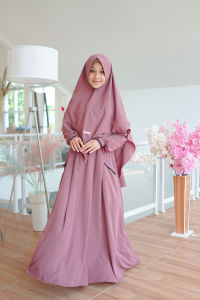 SABRINA TEEN SYARI / Baju Gamis Muslim Anak Terbaru / Gamis Anak Remaja Modern 2025 Terbaru Lebaran / Gamis Syari Anak Perempuan 9 Tahun Sampai 12 Tahun 15 Tahun / Gamis Anak Remaja Set Khimar Wolfis Orii Free Cadar Niqab / Gamis Anak Syari Polos Premium