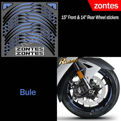 สำหรับ ZONTES 368E 368D 368M 350E 350M 350D 350 E ขอบล้อสติ๊กเกอร์สติ๊กเกอร์กันน้ำแบบลอกแปะอุปกรณ์สะท้อนแสง