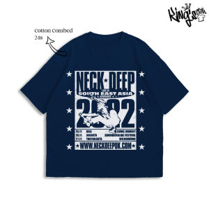 KAOS BAND VINTAGE NEECKDEEP POP PUNK DESAIN PREMIUM HIGH QUALITY COTTON COMBED 24S