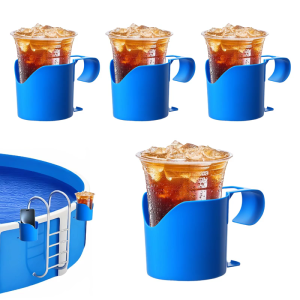 4 gói tăng gấp bốn lần hồ bơi đồ uống Kệ đa năng plastomer poolsides Rack cho bơi bồn tắm