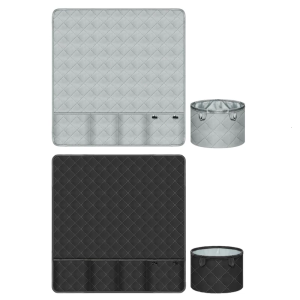 กระเป๋าเครื่องเย็บผ้าหลายใบทำจากผ้าโพลีเอสเตอร์ที่ทนทานปกป้องโต๊ะจากรอยขีดข่วน