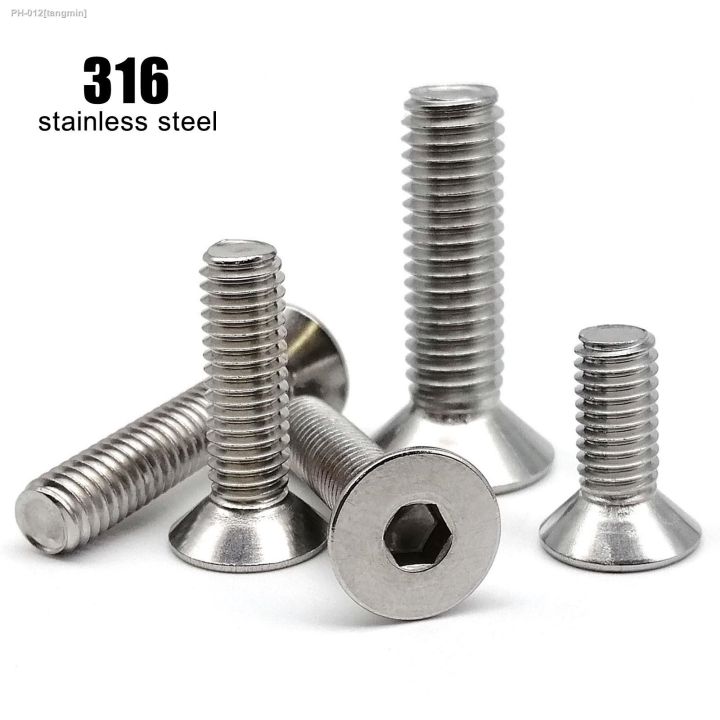 1 10 50x M2 M2 5 M3 M4 M5 M6 M8 M10 M12 Din7991 316 A4 Stainless Steel