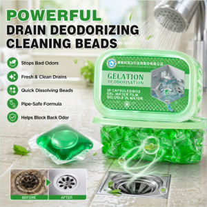 Drain Deodorizer Powerful Dissolving Drain Cleaner Sewer Odor Eliminator Toilet Floor Drain Pipe Freshener