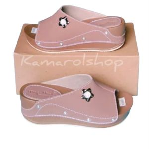 wedges shoes/sandal selop wanita/sandal wanita lagi trend/sandal selop wanita kekinian/sandal wedges wanita