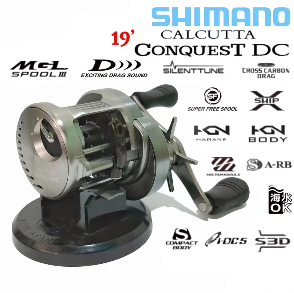 SHIMANO 19' Fishing reel Calcutta CONQUEST DC 200 DC 201