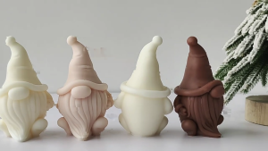 Dwarf Figure Silicone Mold For Handmade Soap Making Christmas Theme Silicone Mould For Epoxy Resin
