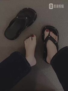 EVA Thick-Soled Flip-Flops For Women Summer Outdoor Fashion Casual Punk Comfortable Thick-Soled Sandals Non-Slip Cool Slippers